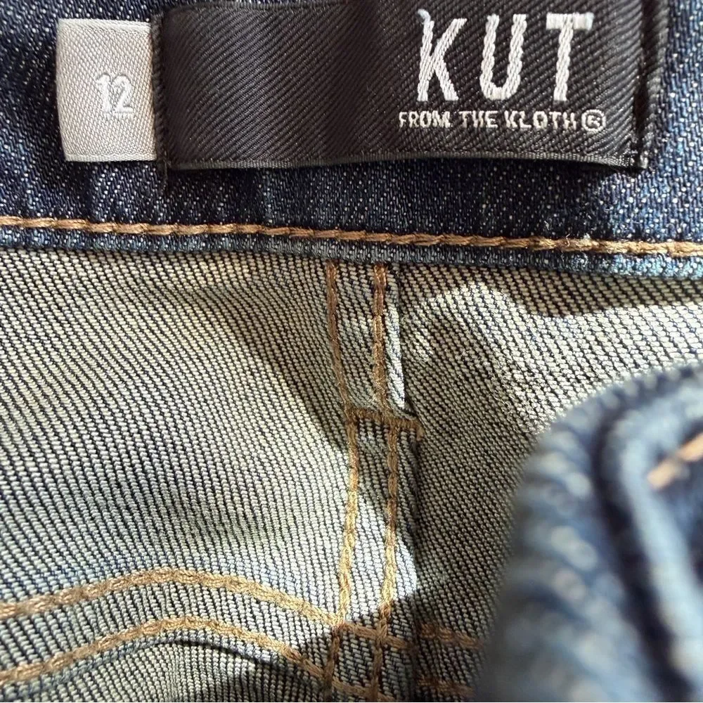 Kut from the Koth Gidge fray jean shorts